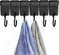 Pack Of 6 Hooks With Leather Loop