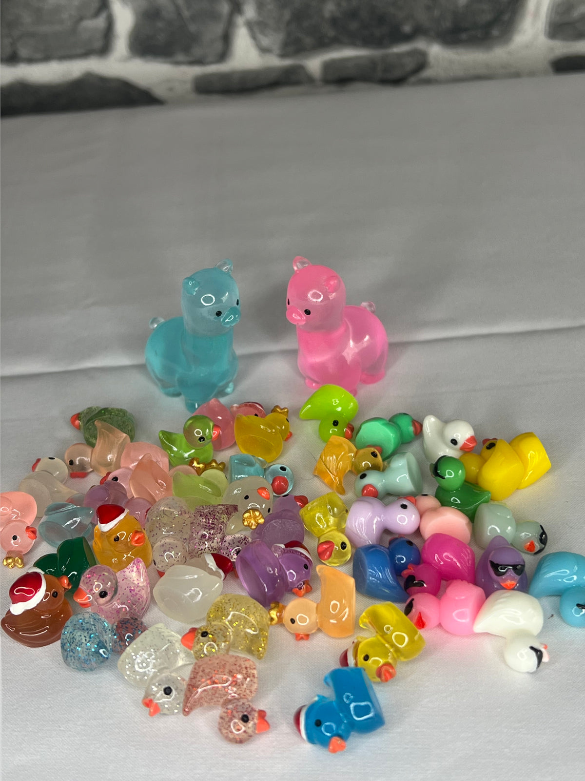 Mini Resin Ducks + Lamas