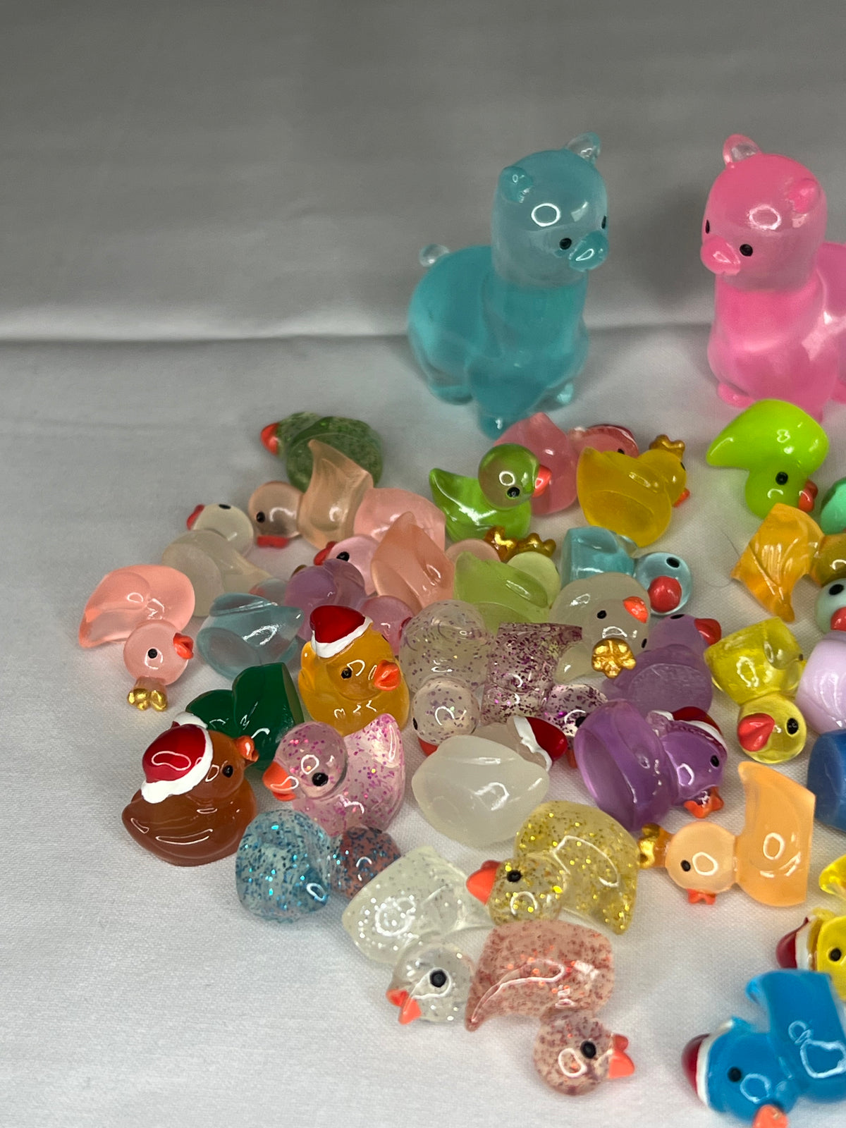 Mini Resin Ducks + Lamas