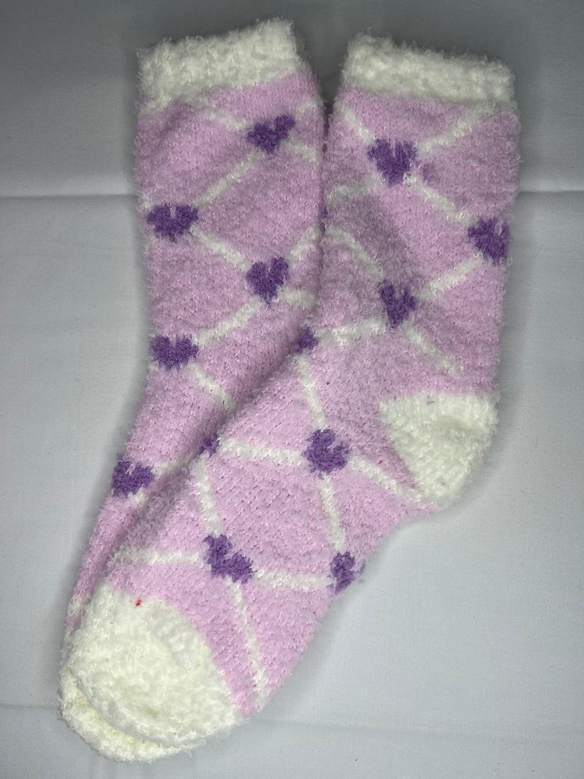 Womens Fluffy Socks Warm Thick Cosy Winter Slipper Fleece Heart Socks 5 Pairs