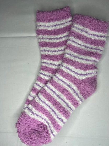 Womens Fluffy Socks Warm Thick Cosy Winter Slipper Fleece Heart Socks 5 Pairs