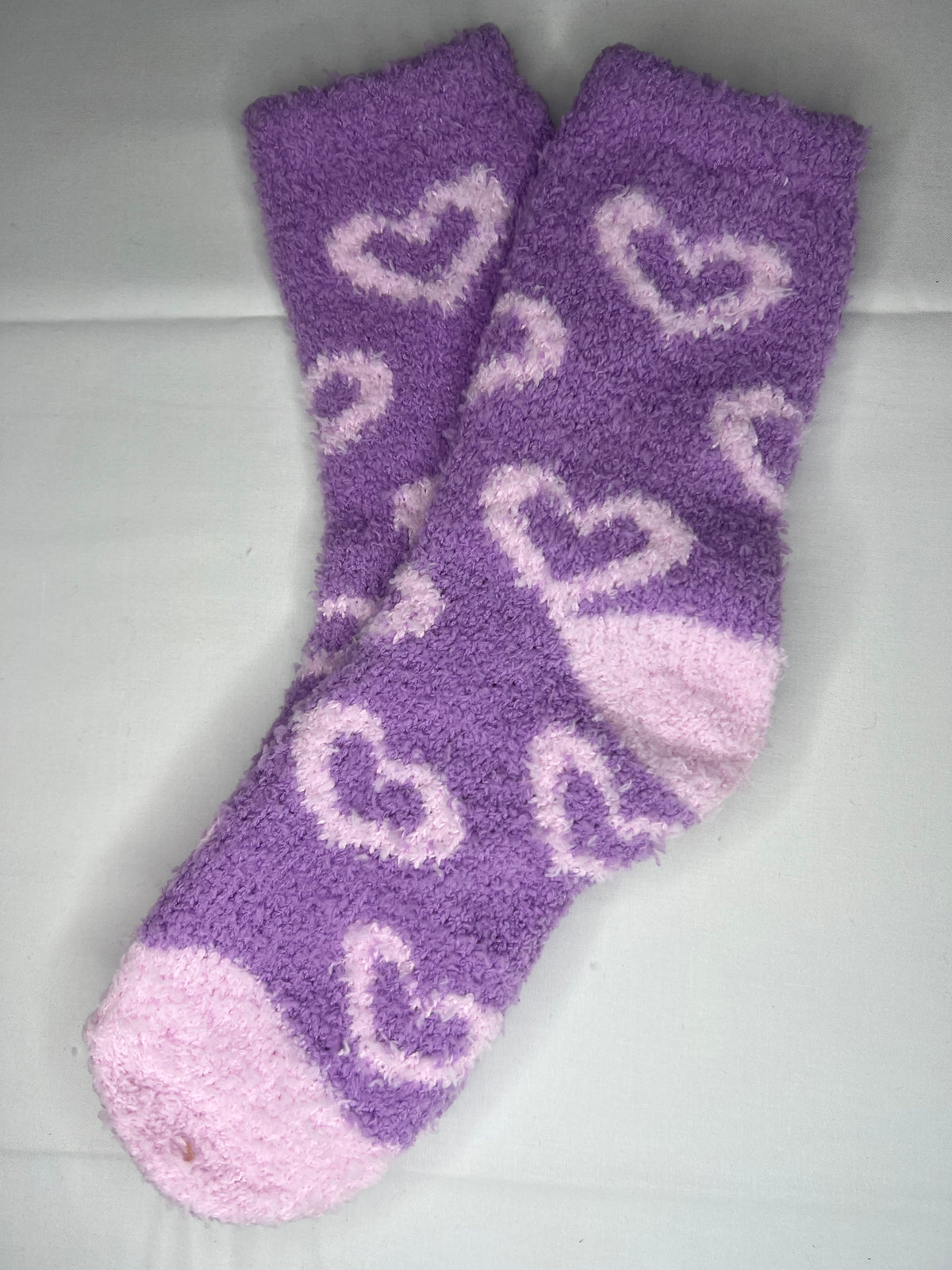 Womens Fluffy Socks Warm Thick Cosy Winter Slipper Fleece Heart Socks 5 Pairs