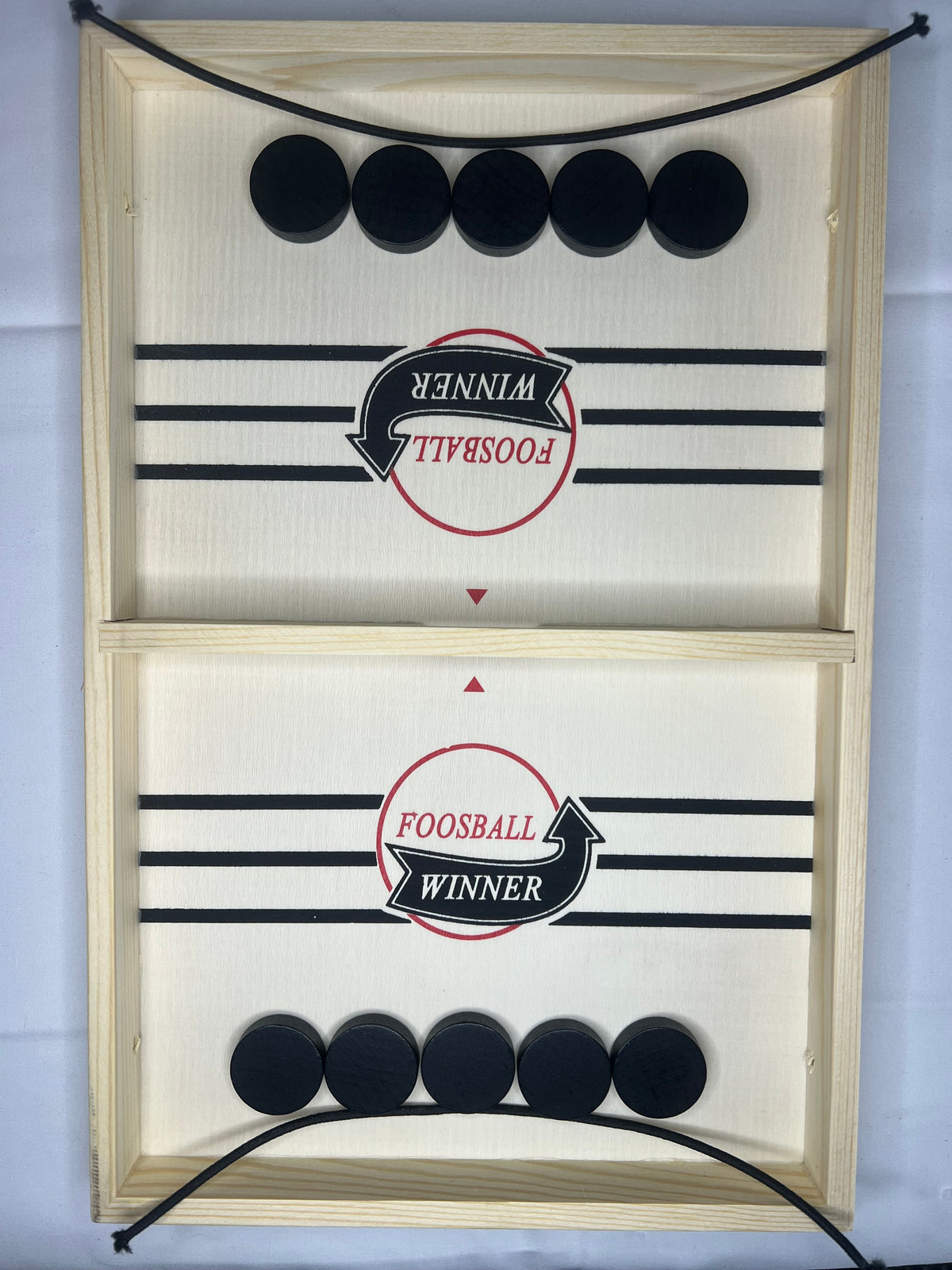 Fast Sling Puck Game Wooden Tabletop Hockey Board Game